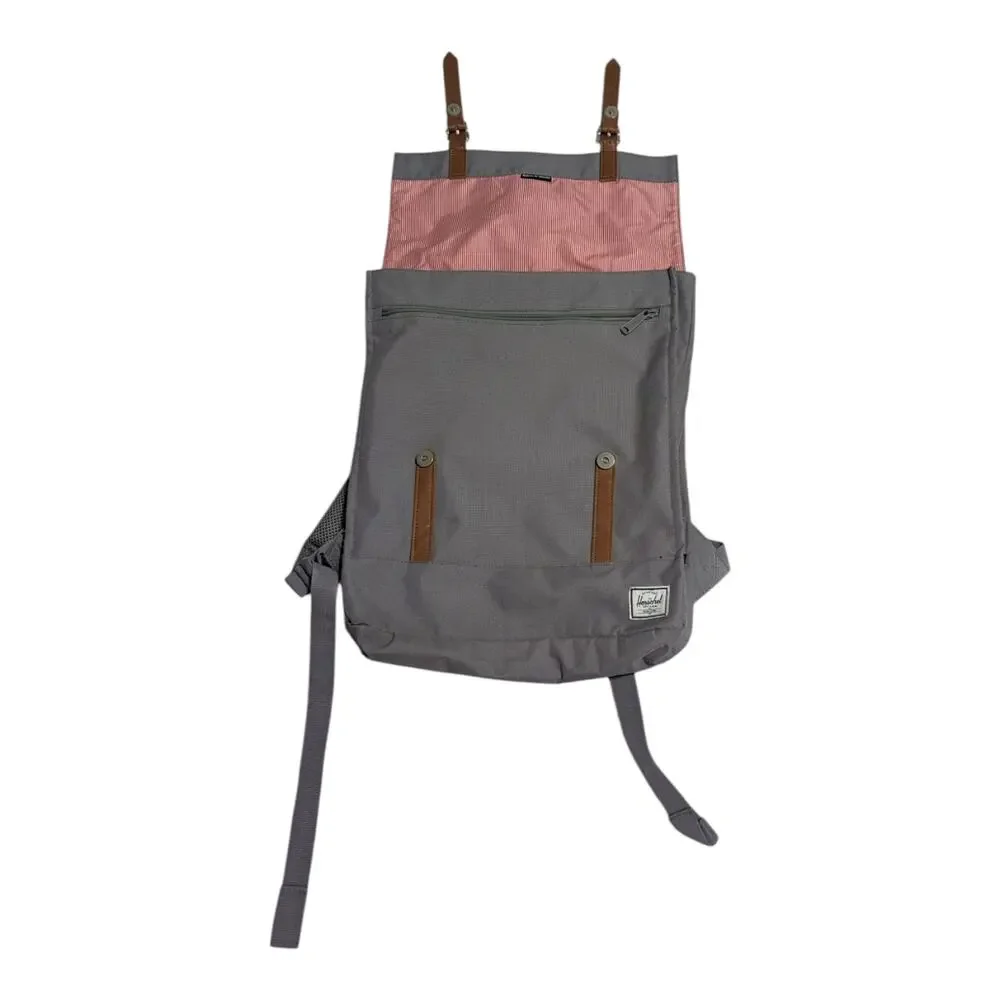 Herschel Supply Co Survey Backpack Gray Preppy School Travel Bag Canvas Purse